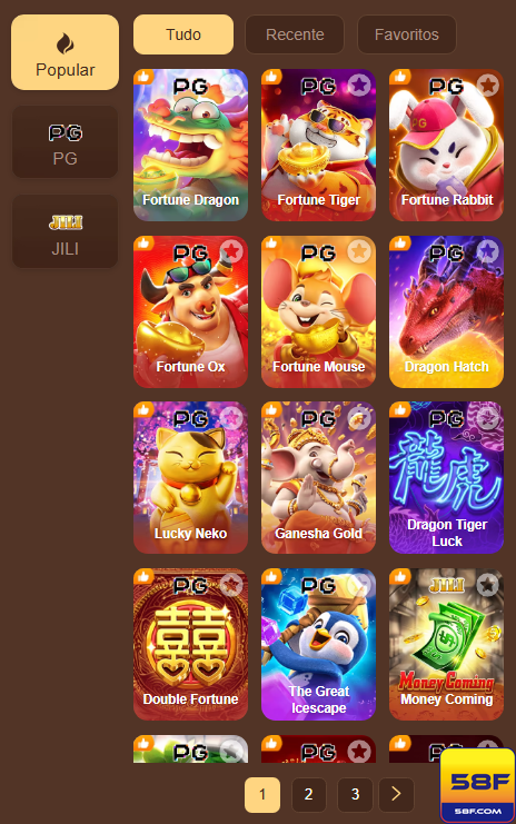 Jogos Certificados 58f.com