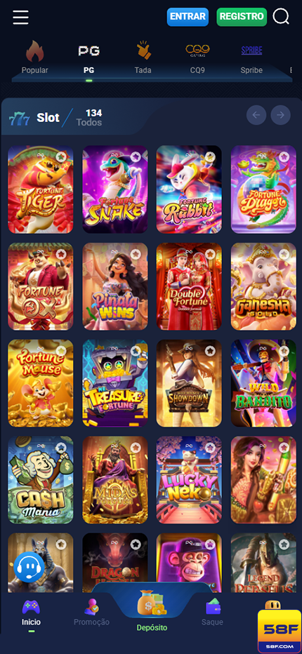 Prêmios Jogos 58f.com